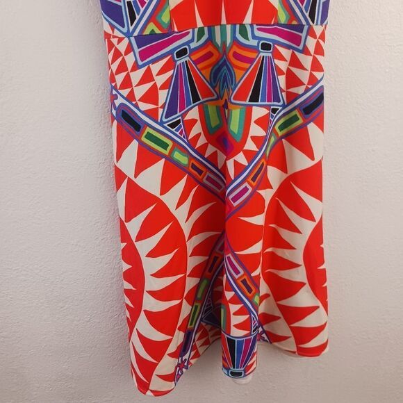 Mara Hoffman Sleeveless Above Knee, Mini circle printed dress  size S - Picture 4 of 9